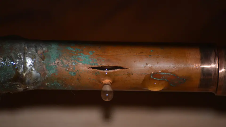 Burst pipe