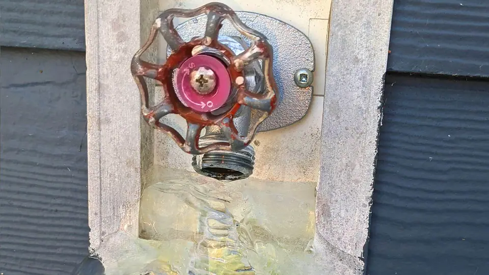Frozen spigot