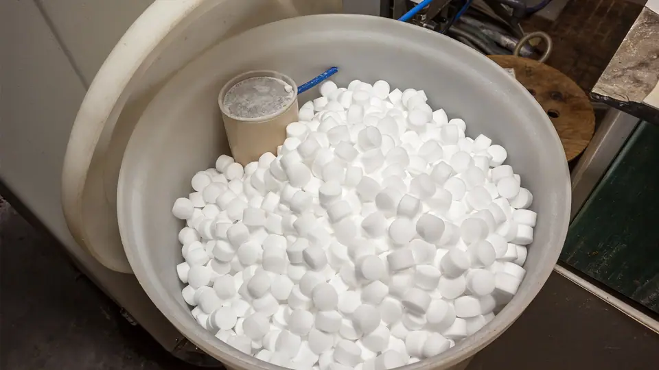 Salt based water softener