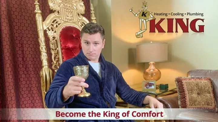 2016: King's first TV commercial airs