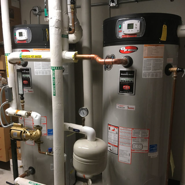 Our certified plumbers install new water heaters in both homes and businesses here in Chicago and Northwest Indiana.