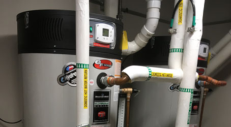 Our certified plumbers install new water heaters in both homes and businesses here in Chicago and Northwest Indiana.